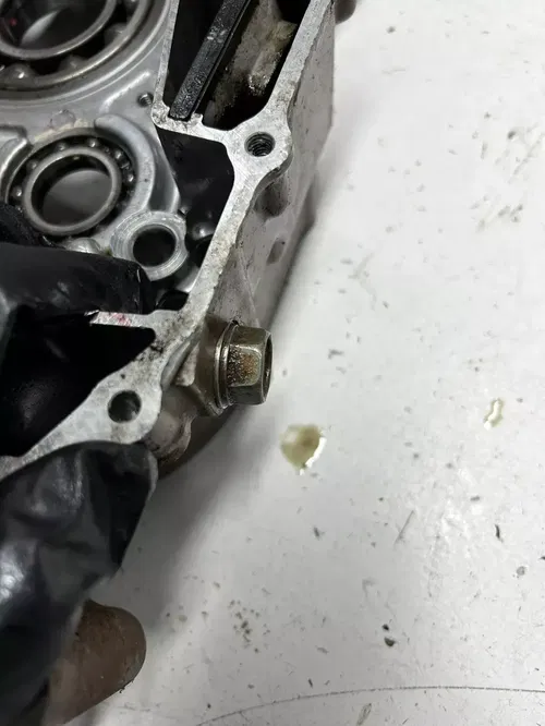 03 2003 Honda Rancher 350 TRX350TE 2x4 OEM GOOD! Crankcase Case Case Engine Moto