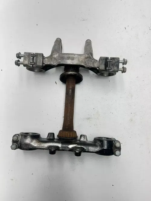 1977 77 Yamaha IT250 it 250 D OEM Triple Clamp Tree Upper Lower Post