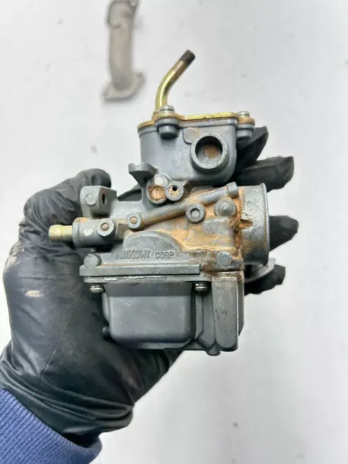 2005 05 Yamaha Raptor 80 YFM80 OEM GOOD! Carb Carburetor Bowl Body Jet Float