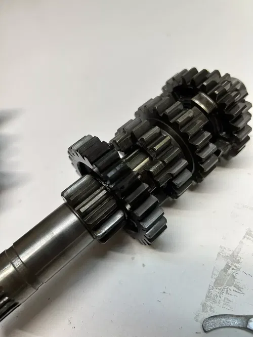1984 84 Honda XL350R xl350r Xl 350 GOOD! Trans Transmission Gear Shaft Fork Pump