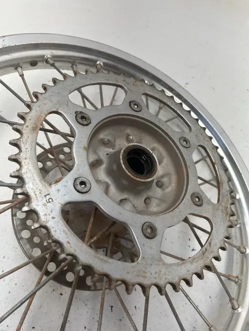06 2006 Honda Crf 250 r CRF250R OEM GOOD! Rear Back Wheel Hub Rotor Sprocket