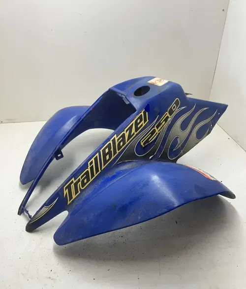 04 2004 Polaris Trailblazer 250 2x4 OEM Blue Front Fender Plastic Body Cover Gua