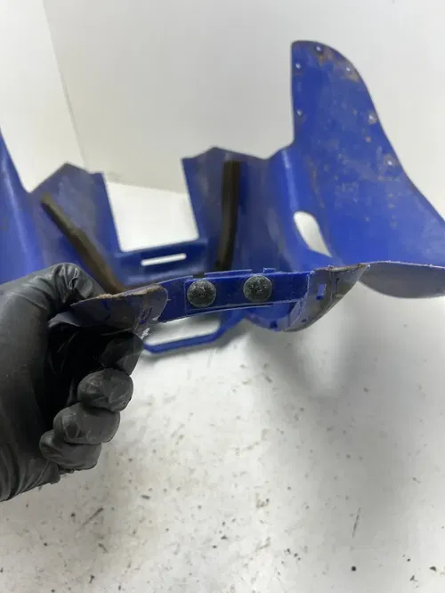04 2004 Polaris Trailblazer 250 2x4 OEM Blue Front Fender Plastic Body Cover Gua