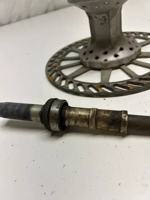 1991 91 Yamaha YZ250 Yz 250 LOT Front Wheel Hub Disc Brake Axle Free Shipping