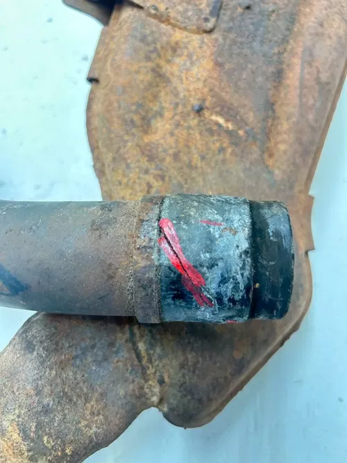 81 1981 Honda XL500S Xl 500 s OEM Exhaust Header Pipe Silencer Heat Shield READ