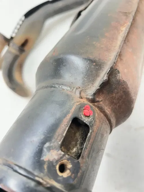 81 1981 Honda XL500S Xl 500 s OEM Exhaust Header Pipe Silencer Heat Shield READ