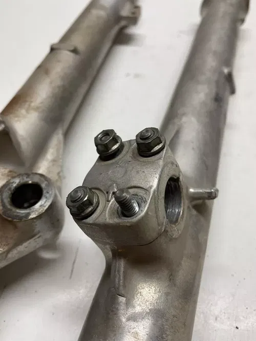 1981 81 Honda XR500R xr500 CLAPPED BLOWN Front Forks Fork Tube READ DESCRIPTION