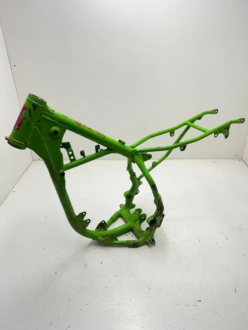 98 1998 KAWASAKI KX80 kx80 Kx80 Main Frame Body Assembly Chassis BOS! READ