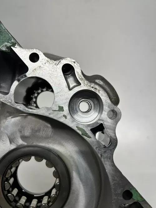 2007 07 Honda CRF450R crf 450 r OEM Left Case Engine Motor Crankcase READ DESCRI