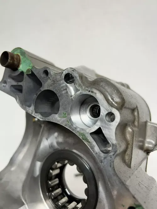 2007 07 Honda CRF450R crf 450 r OEM Left Case Engine Motor Crankcase READ DESCRI