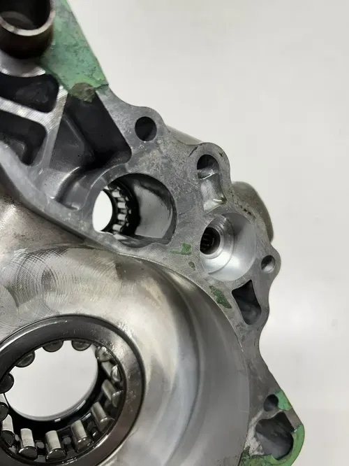 2007 07 Honda CRF450R crf 450 r OEM Left Case Engine Motor Crankcase READ DESCRI