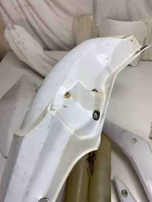08 2008 Honda CRF450R CRF 450 R DAMAGE Plastics Fender Shroud Guard Aftermarket