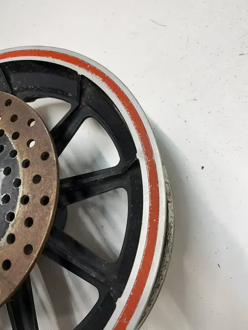 1982 82 HARLEY SHOVELHEAD LOWRIDER STURGIS FXB OEM Rear Back Wheel Rim Rotor