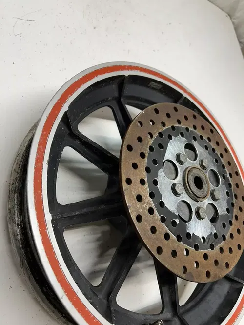 1982 82 HARLEY SHOVELHEAD LOWRIDER STURGIS FXB OEM Rear Back Wheel Rim Rotor