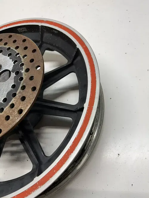 1982 82 HARLEY SHOVELHEAD LOWRIDER STURGIS FXB OEM Rear Back Wheel Rim Rotor
