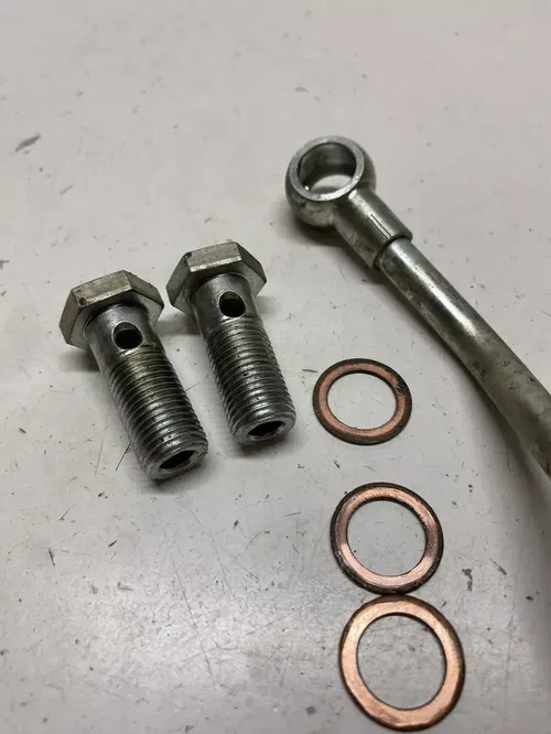 2014 14 POLARIS SPORTSMAN 550 EPS EFI Oil Line Hard Line Bolts Washers