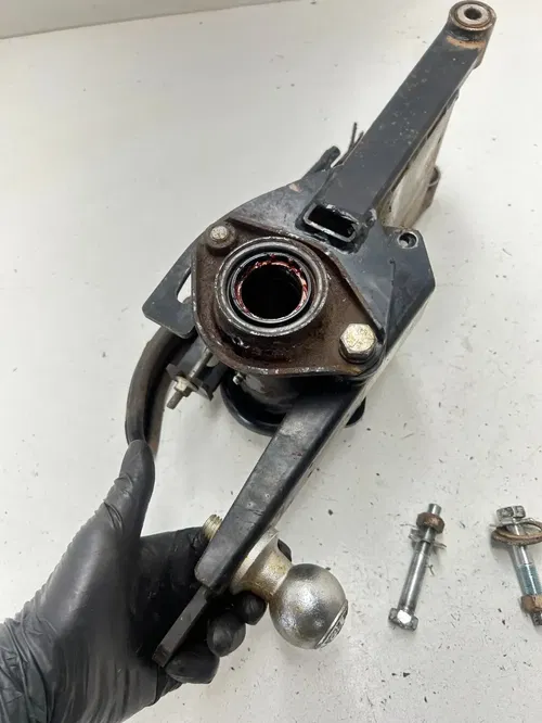 88 1988 Polaris Trail Boss 250 4x4 OEM Swingarm Swing Arm Axle Carrier Hitch