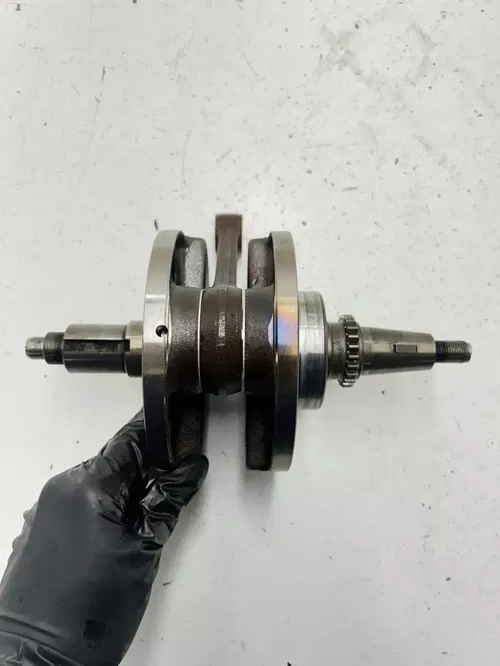 85 1985 Yamaha XT600 Xt 600 OEM GOOD THREADS! Crankshaft Crank Shaft Rod 0.58 MM