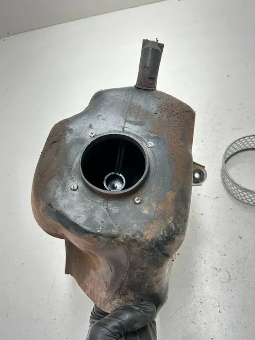 79 1979 Suzuki Pe250 PE 250 OEM Airbox Air Box Intake Mount Boot READ