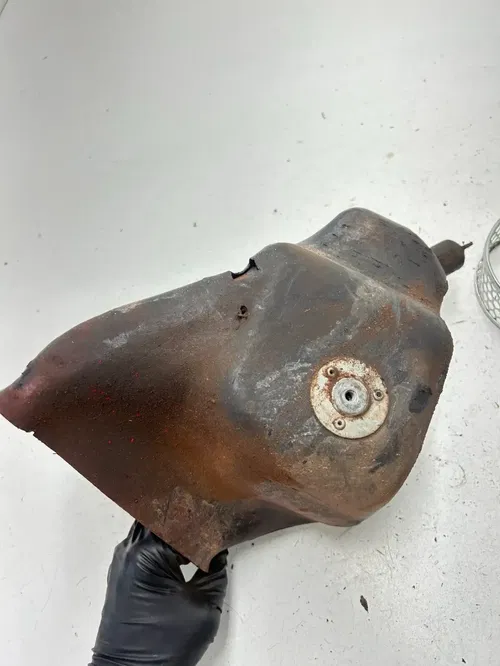 79 1979 Suzuki Pe250 PE 250 OEM Airbox Air Box Intake Mount Boot READ