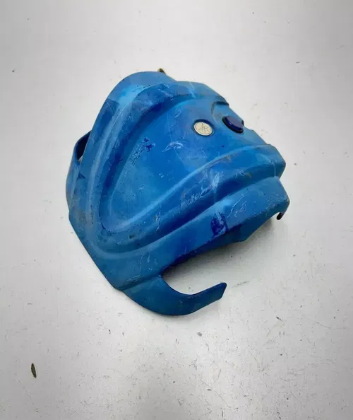 2007 07 Yamaha Grizzly 80 YFM80 OEM Handle Bar Handlebar Cover Plastic Blue