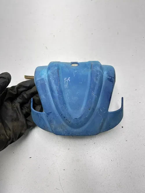 2007 07 Yamaha Grizzly 80 YFM80 OEM Handle Bar Handlebar Cover Plastic Blue
