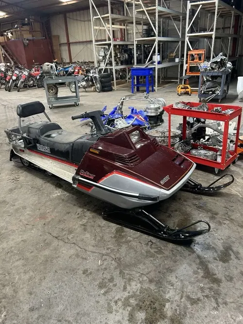 85 1985 Yamaha Enticer 340 T  NICE! OEM STRAIGHT Handlebars Handle Bars Control