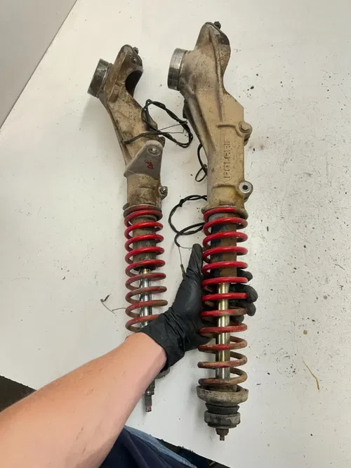 94 1994 Polaris Trail Boss 400 4X4 OEM Left Right Shock Suspension Strut Shocks