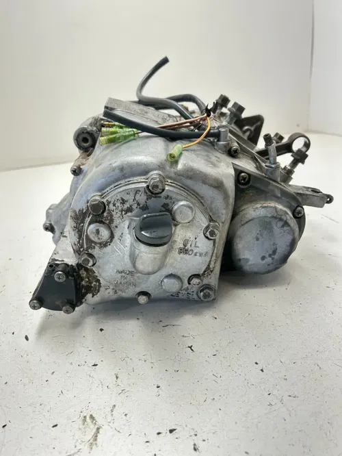 83 1983 Yamaha Tri Moto 175 YT175K OEM Engine Motor Bottom End Crankcase Case