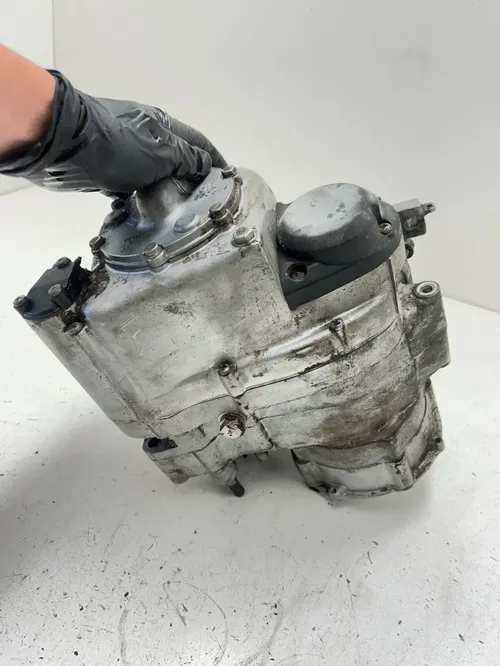 83 1983 Yamaha Tri Moto 175 YT175K OEM Engine Motor Bottom End Crankcase Case