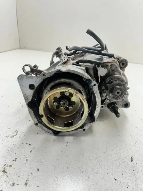 83 1983 Yamaha Tri Moto 175 YT175K OEM Engine Motor Bottom End Crankcase Case
