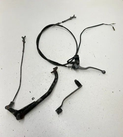97 1997 Yamaha Moto 4 Badger YFM 80 Foot Brake Lever Arm Hand Rear Brake Shifter