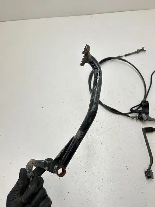 97 1997 Yamaha Moto 4 Badger YFM 80 Foot Brake Lever Arm Hand Rear Brake Shifter