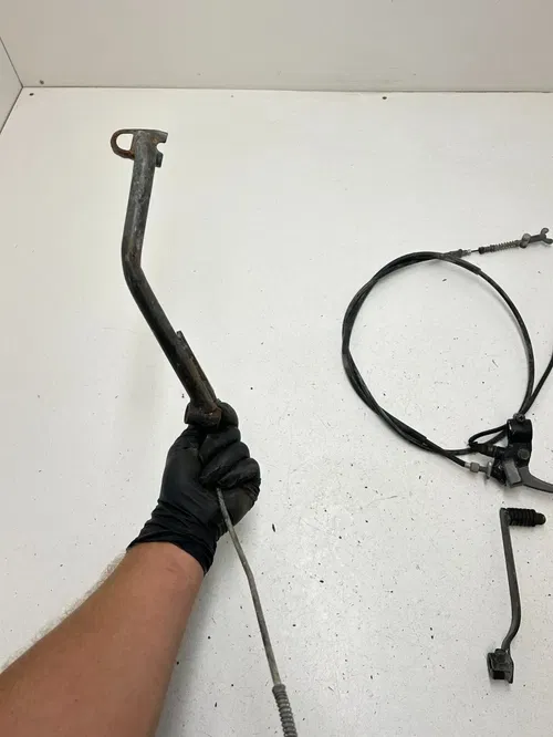97 1997 Yamaha Moto 4 Badger YFM 80 Foot Brake Lever Arm Hand Rear Brake Shifter