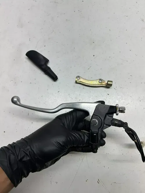 2005 05 Polaris Predator 500 OEM LOT Clutch Lever Perch Assembly Cable Mount
