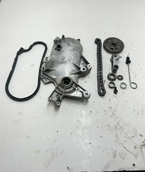 08 2008 Yamaha Phazer MTX 500 Pz50 OEM GOOD Track Drive Chain Case Cover Gear