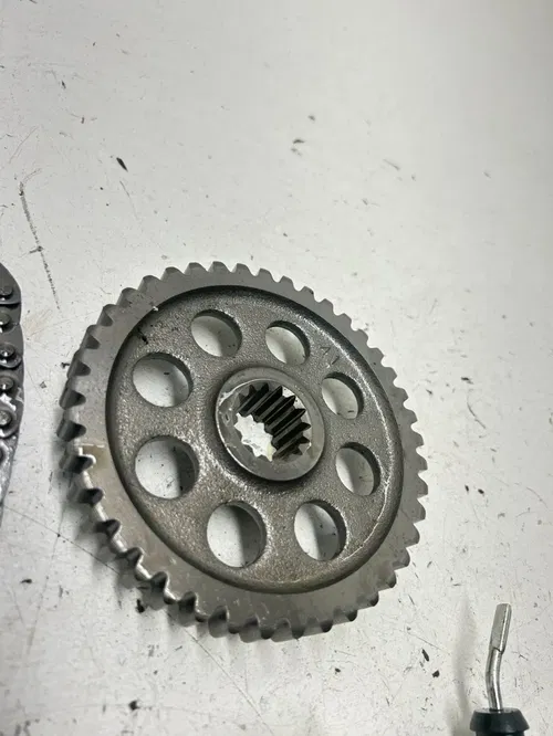 08 2008 Yamaha Phazer MTX 500 Pz50 OEM GOOD Track Drive Chain Case Cover Gear