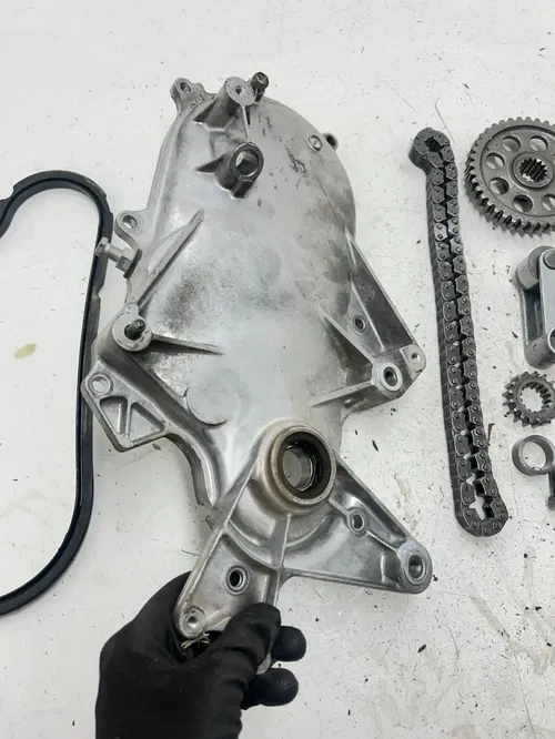 08 2008 Yamaha Phazer MTX 500 Pz50 OEM GOOD Track Drive Chain Case Cover Gear
