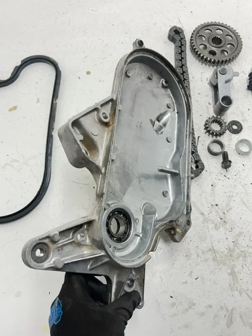 08 2008 Yamaha Phazer MTX 500 Pz50 OEM GOOD Track Drive Chain Case Cover Gear