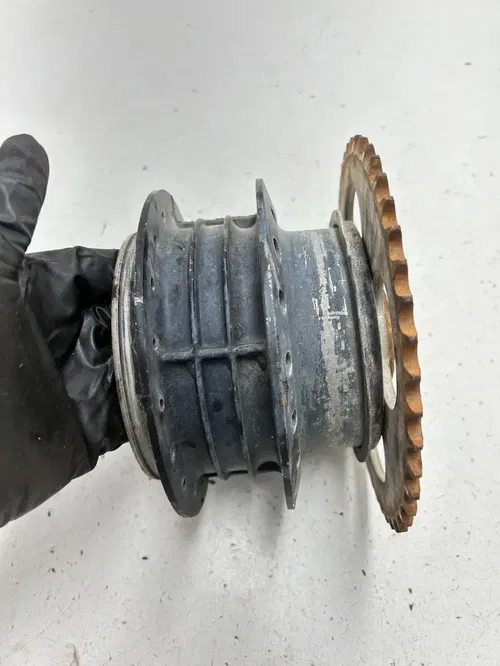 84 1984 Honda XR80 Xr 80 OEM Rear Back Wheel Hub Sprocket Brake