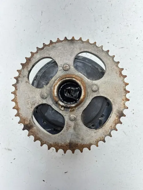 84 1984 Honda XR80 Xr 80 OEM Rear Back Wheel Hub Sprocket Brake