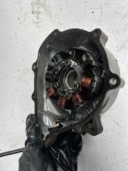 86 1986 Honda XR250R Xr 250 r OEM WORKING! Stator Ignition Cover Case READ DESCR