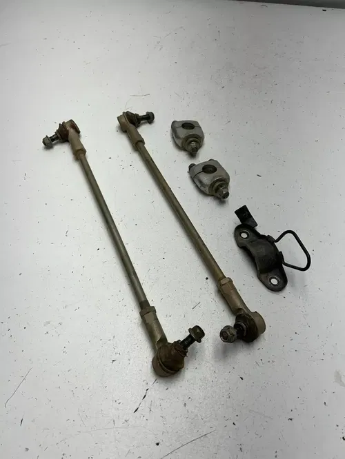 05 2005 Honda TRX450R Trx 450 r OEM LOT Tie Rod Rods Bar Clamp Riser Mount Guide