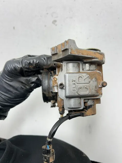 2002 02 Honda CRF450R Crf 450 r OEM Carb Carburetor Body Bowl Jet Cr Flat Float