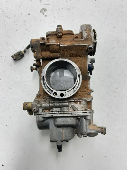 2002 02 Honda CRF450R Crf 450 r OEM Carb Carburetor Body Bowl Jet Cr Flat Float
