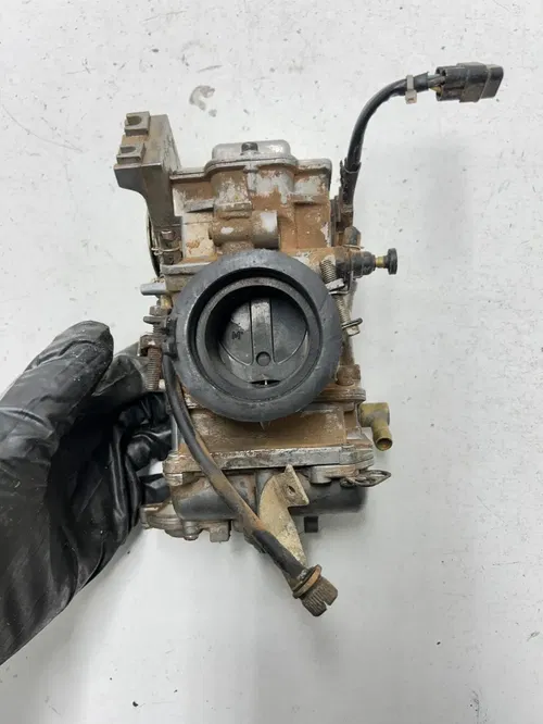 2002 02 Honda CRF450R Crf 450 r OEM Carb Carburetor Body Bowl Jet Cr Flat Float
