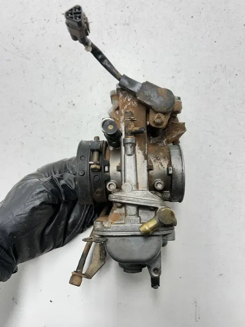 2002 02 Honda CRF450R Crf 450 r OEM Carb Carburetor Body Bowl Jet Cr Flat Float