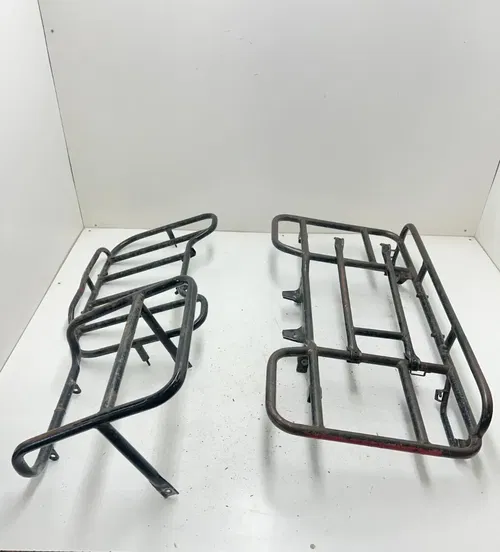 86 1986 Honda Fourtrax Trx 250 2x4 OEM Front Rear Rack Bar Bars Front Bumper