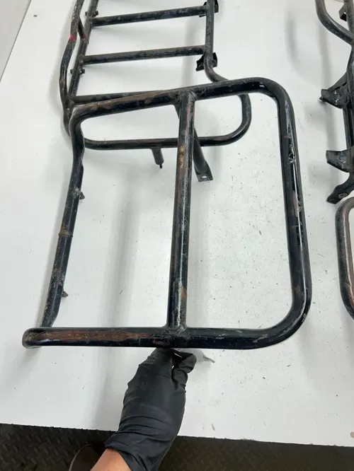 86 1986 Honda Fourtrax Trx 250 2x4 OEM Front Rear Rack Bar Bars Front Bumper