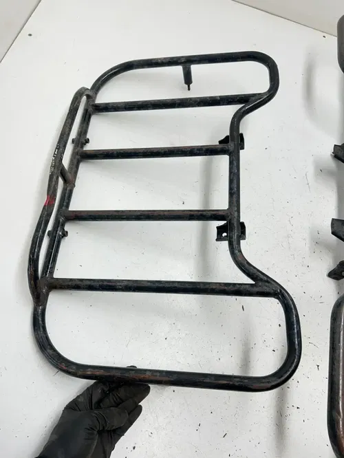 86 1986 Honda Fourtrax Trx 250 2x4 OEM Front Rear Rack Bar Bars Front Bumper